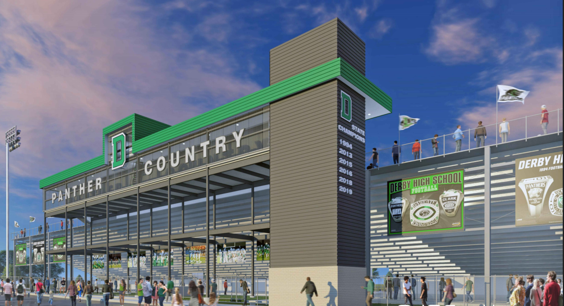 Panther Stadium stands after renovation